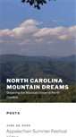 Mobile Screenshot of northcarolinamountaindreams.com